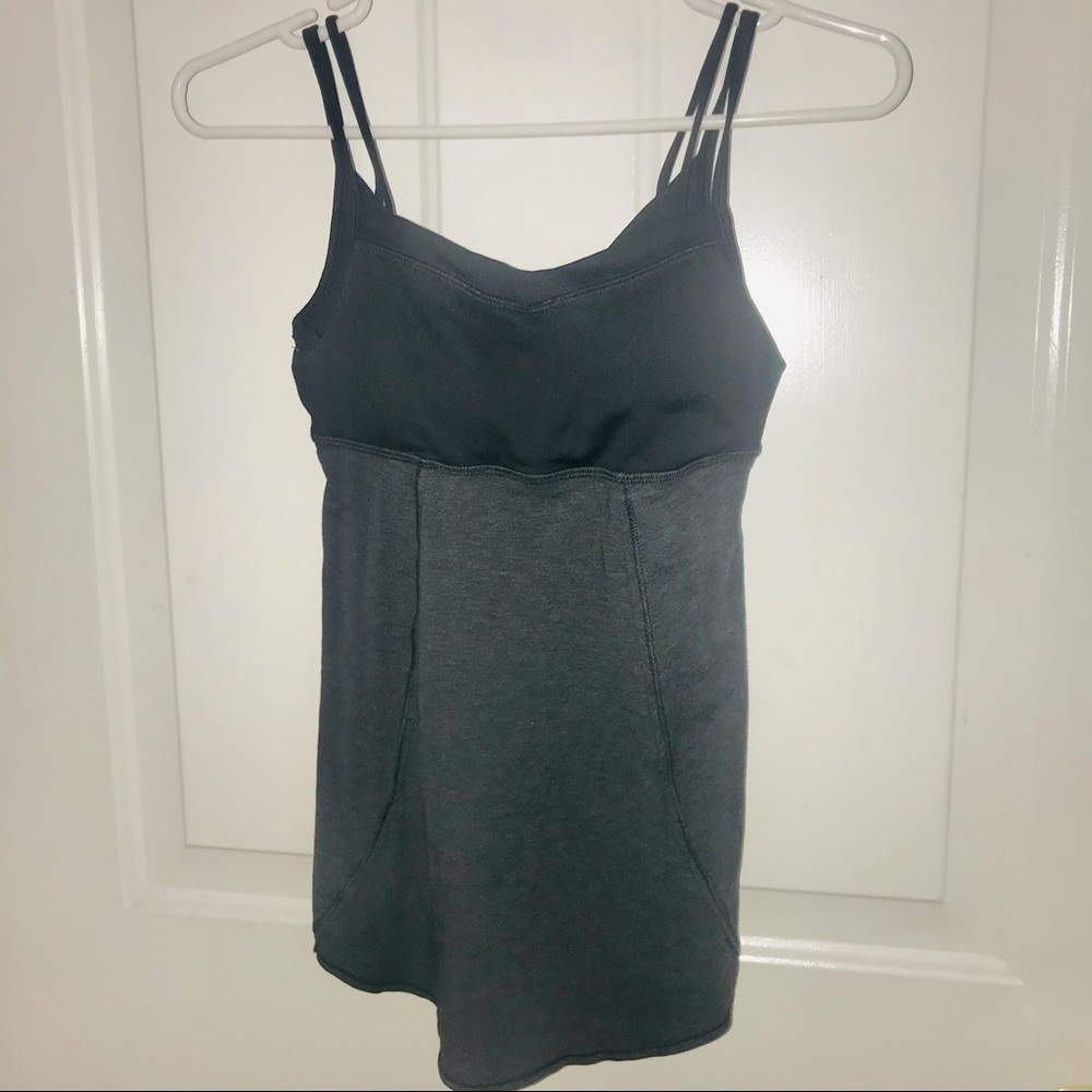 Ivavva Black yoga strappy  Tank Top  12 euc
